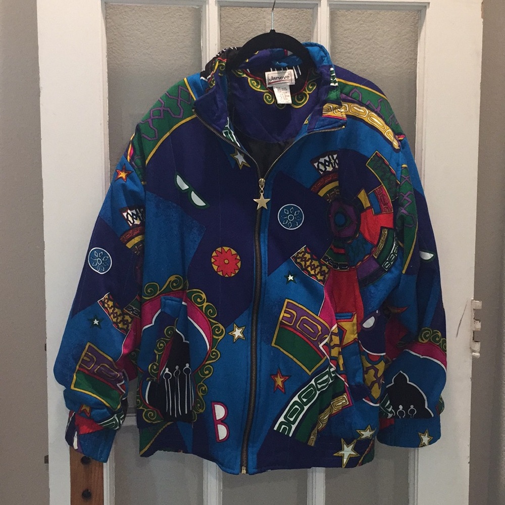 Vintage Retro Funky 80s Style Jacket